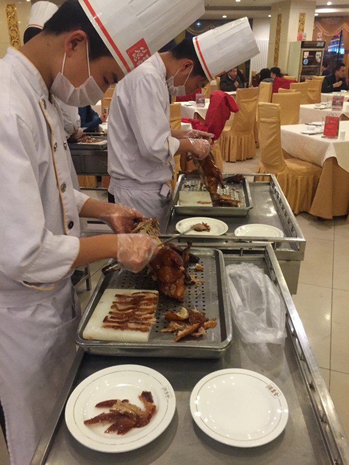 Recipes -- At Beijing most famous Beijing duck restaurant: Quan Jude, opened in 1864